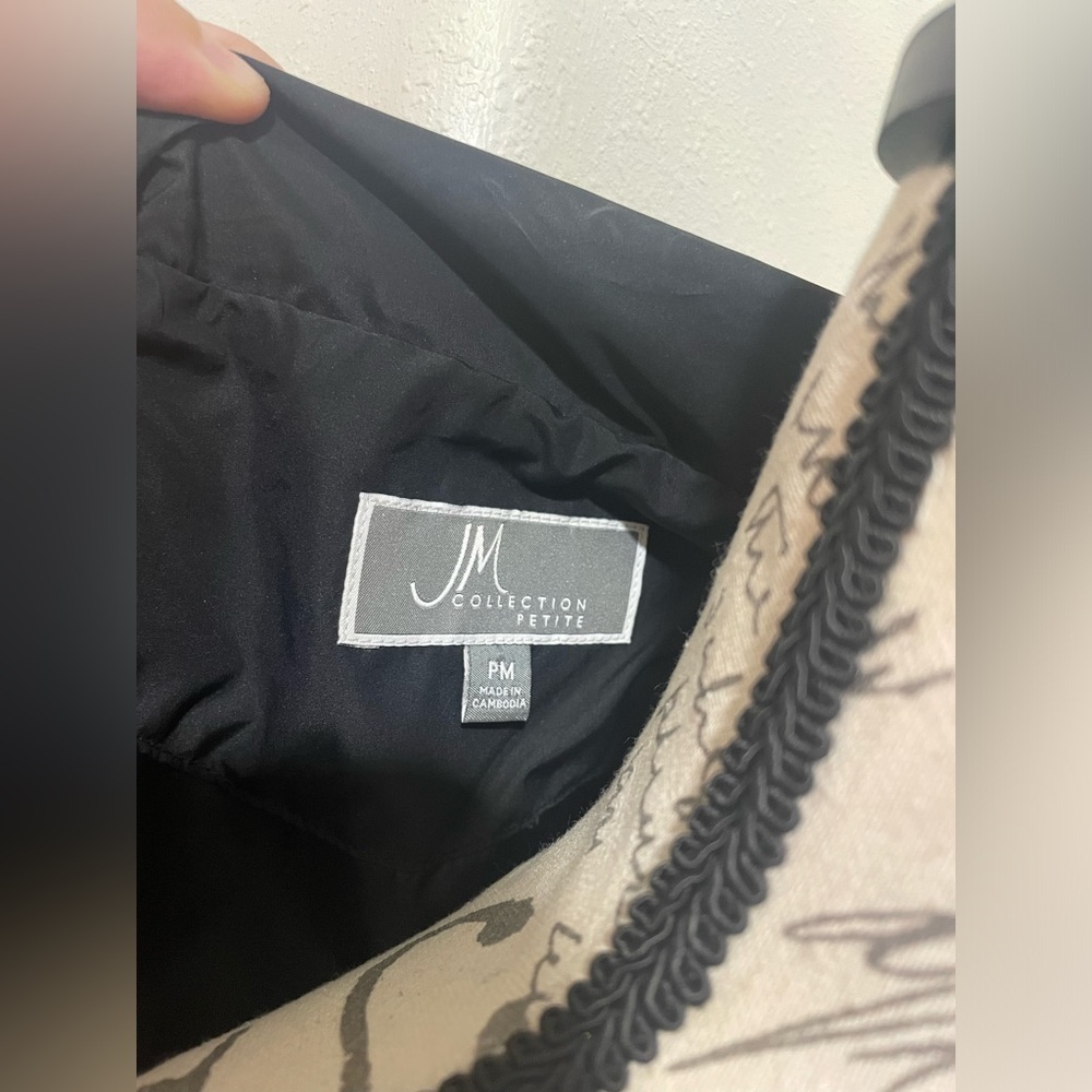💎 JM collection black vest SZ PM EUC - Picture 10 of 12